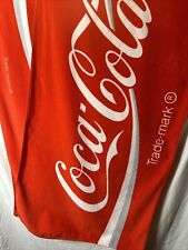 (2) Vintage Coca Cola Beach Towel Red Logo Vintage 1989 Pool Coke 80s Lake Boat picture