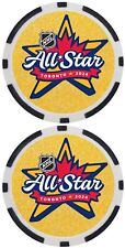 2024 NHL ALL STARS - COMMEMORATIVE POKER CHIP-  ***SIGNED*** picture