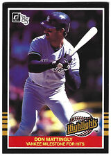 1985 Donruss Highlights - Don Mattingly - #44 - New York Yankees - NrMt picture