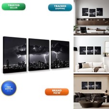 QPOKLAF Black and White Wall Art Canvas Prints Set of 3 (12