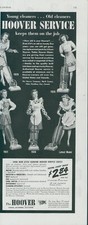1945 Hoover Vacuum Cleaner Old Models Keep Going With Service Ad LHJ6 picture