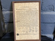 1902 Department of State “John Hay” Declaration of Independence picture