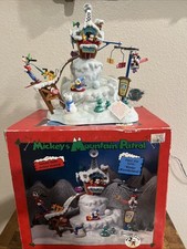 MICKEYS MOUNTAIN PATROL 1995 Disney ENESCO Vintage MUSIC CHRISTMAS Motion RARE picture