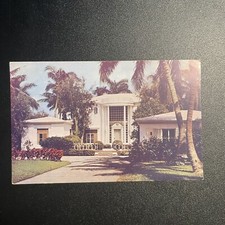 Vintage Postcard Florida Miami Beach FL Beautiful Home  B36 picture