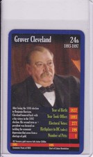 2020 Top Trumps US PRESIDENTS #24 GROVER CLEVELAND picture