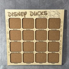 Custom Disney Pin Board - Disney Ducks Series 1 - Fits Entire Set picture