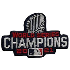 2021 World Series Champions Hat Patch MLB Iron on Atlanta Braves picture