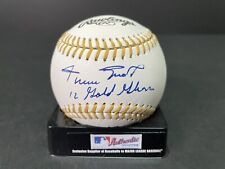 Willie Mays signed Gold Glove Baseball with Gold Stitch 