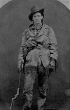 Old West Photo/1890's FRONTIERSWOMAN SHARPSHOOTER CALAMITY JANE/4x6 B&W Ph. Rp. picture