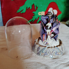 Dragonfate Hand-Painted Limited Edition Dragon Figurine w/ Clear Dome No. 5023B picture