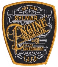 LAFD Station 91  Engine Rescue City of Fernando Fire Patch NEW picture