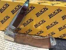 2004 Buck 532 Maple Burl Ozark Knife Custom Anvil Tang Stamp Made in the USA picture
