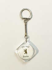 Authentic Piece Of Berlin Wall Souvenir Keychain picture