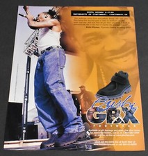 1999 Print Ad Fashion GBX Fotwear Busta Rhymes University of Cincinnati OH Art picture