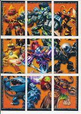 2012 TOPPS SKYLANDERS GIANTS TRADING CARDS (9) CARD PUZZLE SET #B1-9 picture
