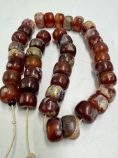 Afghan Old Agate Roman Stone beads Wonderful Strand Necklace picture