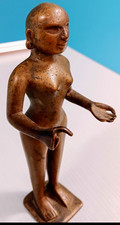 Antique Bronze Indian Goddess Statue picture