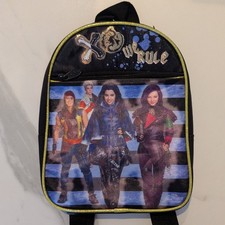 Disney Descendants Mini Backpack Black Fabric Character Print