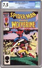 Spider-Man vs. Wolverine 1st Edition #1 CGC 7.5 1987 3956031011 picture