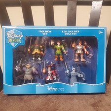 NEW Disney Heroes Figurine Playset Disney Store 6 Piece set picture