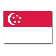 Singapore Flag Car Magnet Decal - 4 x 6 Heavy Duty for Car Truck SUV picture