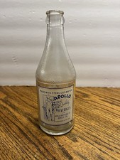 Vintage 1950s Rare Apollo Bottling Co Beverages 12oz. Soda Bottle Apollo PA  picture