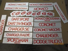NOS Vintage 1974 Dodge Dealership Dealer Advertising Danglers Charger Trucks picture