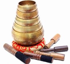 Five Sets Hand beaten Singing Bowl-Energy Healing-Deep Meditation Free Accessory picture