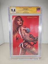 Red Sonja 1 CGC SS 9.4 Greg Horn Art Ed C Virgin TRIPLE SIGNED Horn Thomas Andol picture