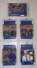 WARRIORS Panini Hoops Champions Portraits RARE 5 CARD SET STEPHEN CURRY KLAY picture
