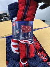 Bulk Lot 48 US Soccer Navy Rally Towel 2PK Sets Wholesale Resale Merch New Box picture