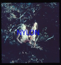 RARE VINTAGE 1950s 3-D STEREO COLOR SLIDE OF KARIN LANE AND ANOTHER MODEL picture