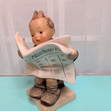 Vintage Goebel Hummel 184 Latest News Munchener Presse Figurine TMK2 Full Bee picture