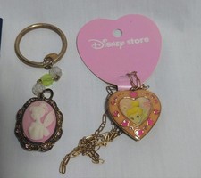 Disney Tinkerbell Cameo Locket Necklace Rare picture