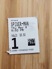 2002 SPIDERMAN Ticket Stub Spider-Man Ticket Stub ORIGINAL SPIDER-MAN Movie picture