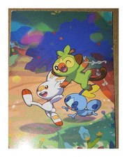 Pokemon Art Card Grookey Scorbunny Sobble picture