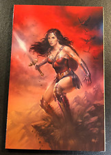 Wonder Woman 750 VARIANT Virgin RED  Lucio PARRILLO Ltd 1500 SEXY GGA 1 Copy picture