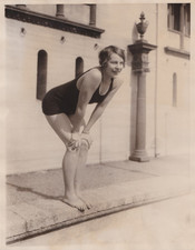1926 Press Photo Swimmer Martha Norelius Sets 2 World Records at Babcock Lake picture