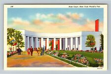 1939 New York World's Fair-Rose Court & Arcade Business-Vintage Postcard picture