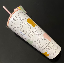 2026 Starbucks x Miffy Pink Bunny Tumbler Cup w/ Lid & Straw Coffee & Tea picture