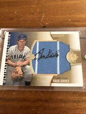 2008 Ultimate Collection Game Used Road Jersey # Gold Autograph Ron Santo 10/15 picture