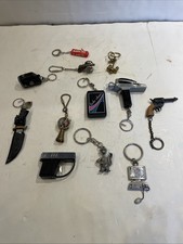 Lot Of (12) Rare Vintage Keychains ET, Bubble Yum, Echo, Phaser,revolver,cannon picture