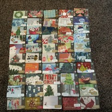 Lot of 50 Starbucks Gift Cards Winter & Christmas Theme No Doubles picture