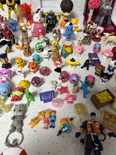 HUGE LOT 108 Pcs Mixed Toy Mini Figures Loose Sanrio Disney Minions Bulk picture
