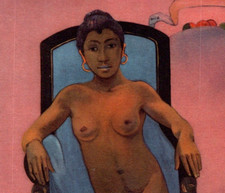 Vintage Postcard Paul Gauguin Annah The Javanese Aita Parari Printed France picture