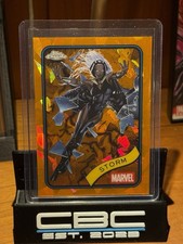 2025 Topps Marvel Sapphire Storm /25 Orange Refractor picture