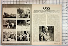 1940s OSS WWII Spy Operations Magazine Article & Vintage Ads Ephemera picture