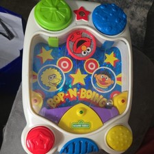 Vintage 1998 Sesame Street Bop-N-Boing Pinball Game By Tyco Toys picture