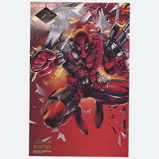 Deadpool 1994 Flair Prints Over-Sized Card Heroes World Promo 6x10 Marvel picture