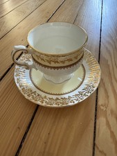 Vintage Elizabethan Fine Bone China Tea Cup/Saucer Gold/ made in England  picture